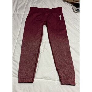 Gymshark Women's XS Depth Red/Steel Adapt Fleck Leggings New